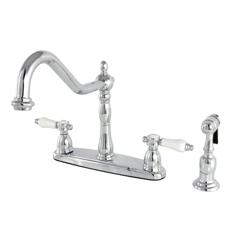 Kingston Brass Bel-Air Centerset Kitchen Faucet, Chrome KB1751BPLBS